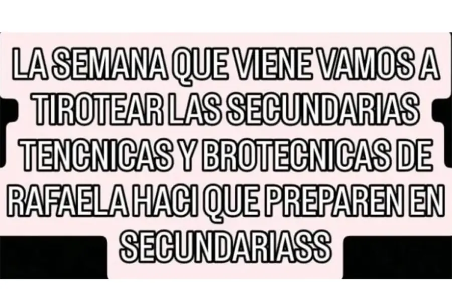 El mensaje que encendi&oacute; las alarmas