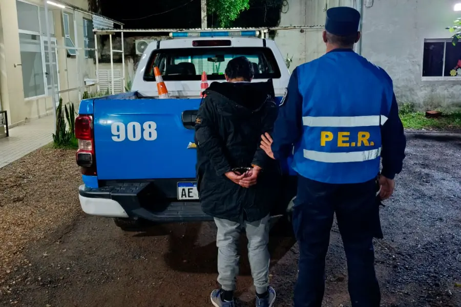 Detenido en el barrio Macarone.