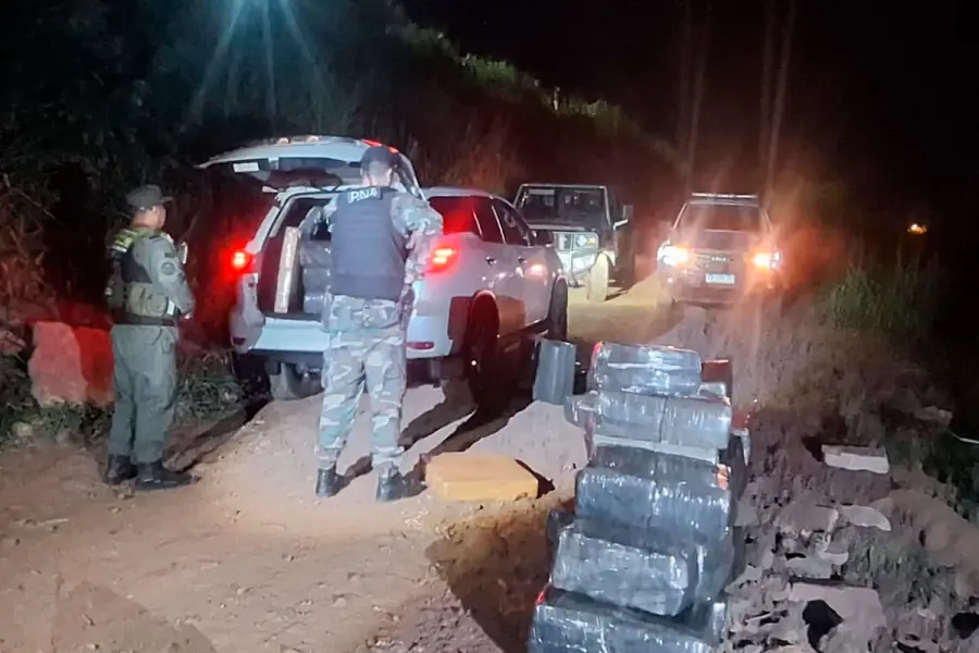 Droga incautada en Misiones.