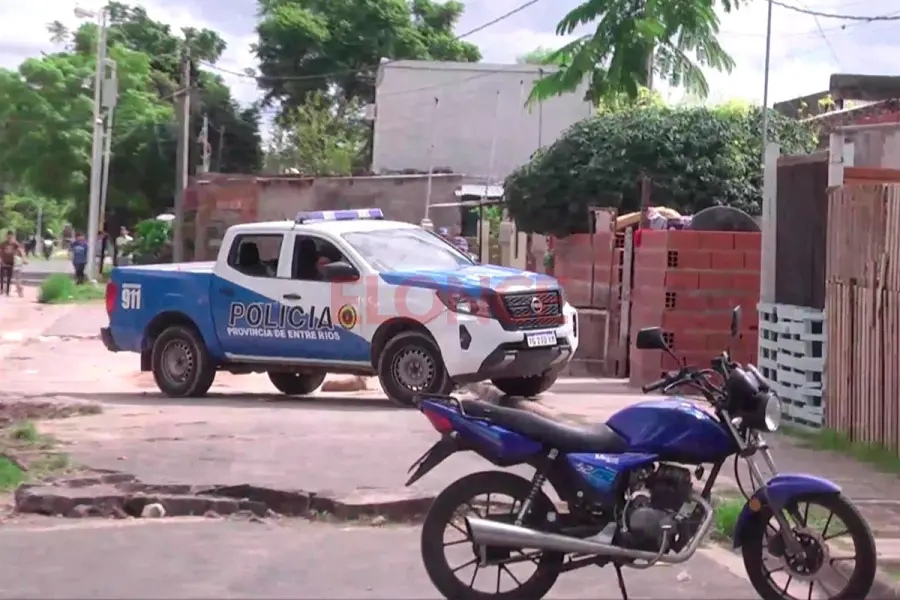 Disparos cerca de escuela en Paran&aacute; (foto Elonce)