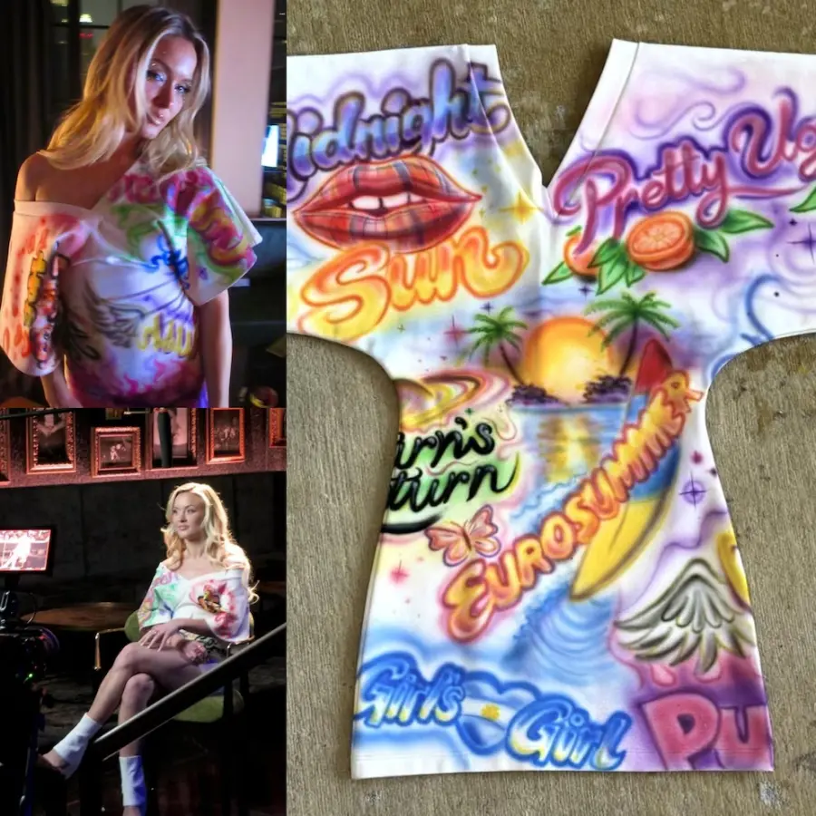 El vestido personalizado de Zara Larsson, decorado con referencias de su nuevo &aacute;lbum, contiene gui&ntilde;os directos a la cultura argentina