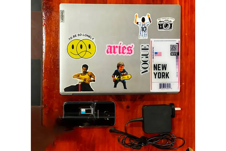 La notebook secuestrada a alumna de La Paz (foto Polic&iacute;a de Entre R&iacute;os)