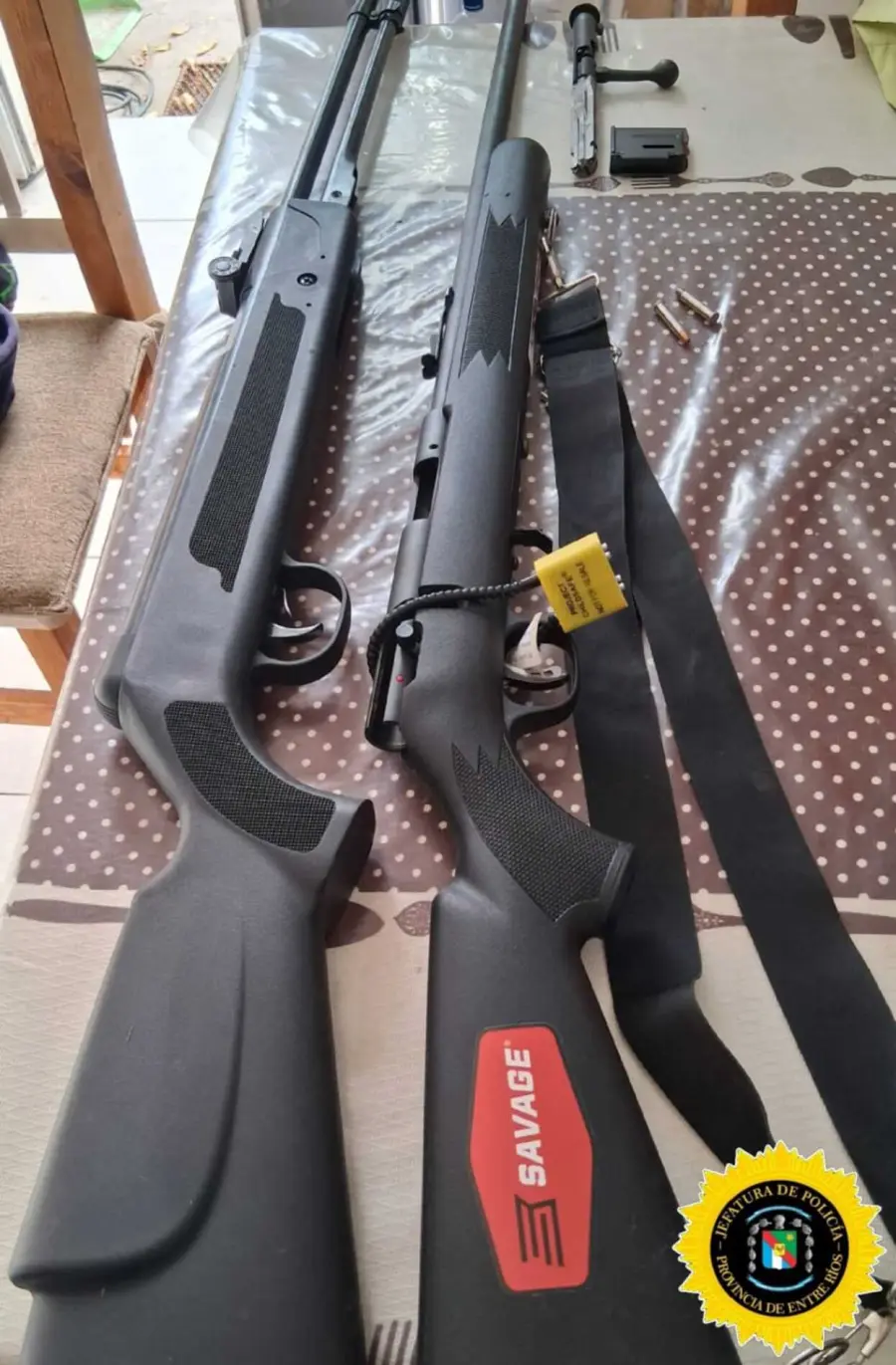 Operativos por caza furtiva en Federal. Cr&eacute;ditos: Jefatura Departamental Federal