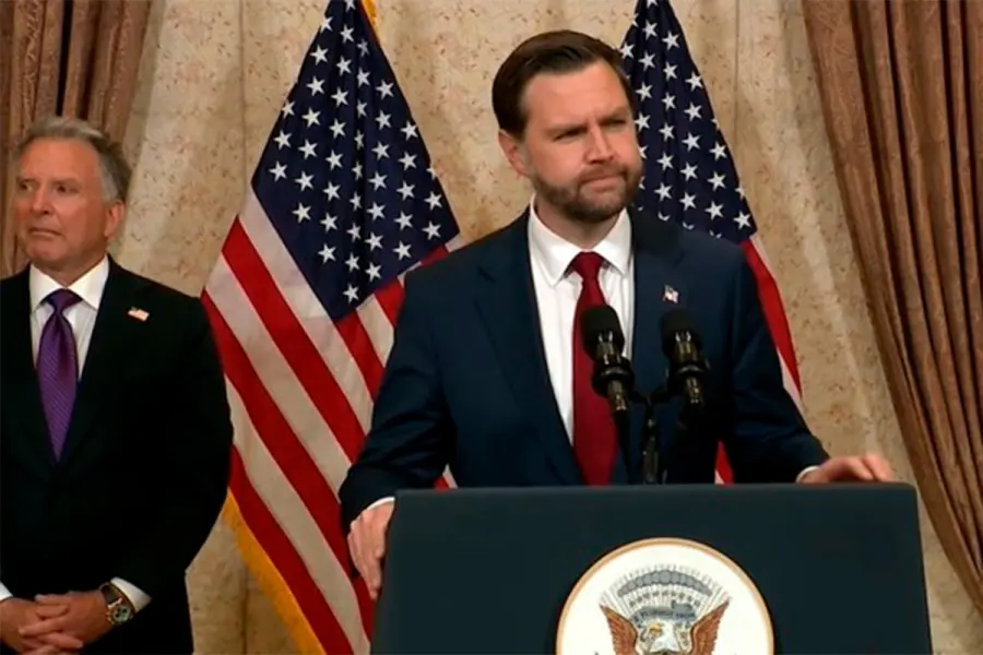 JD Vance, vicepresidente estadounidense