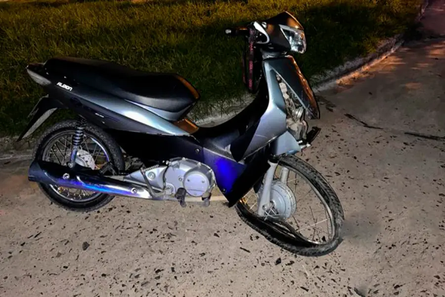 Accidente en Diamante (foto Polic&iacute;a de Entre R&iacute;os)