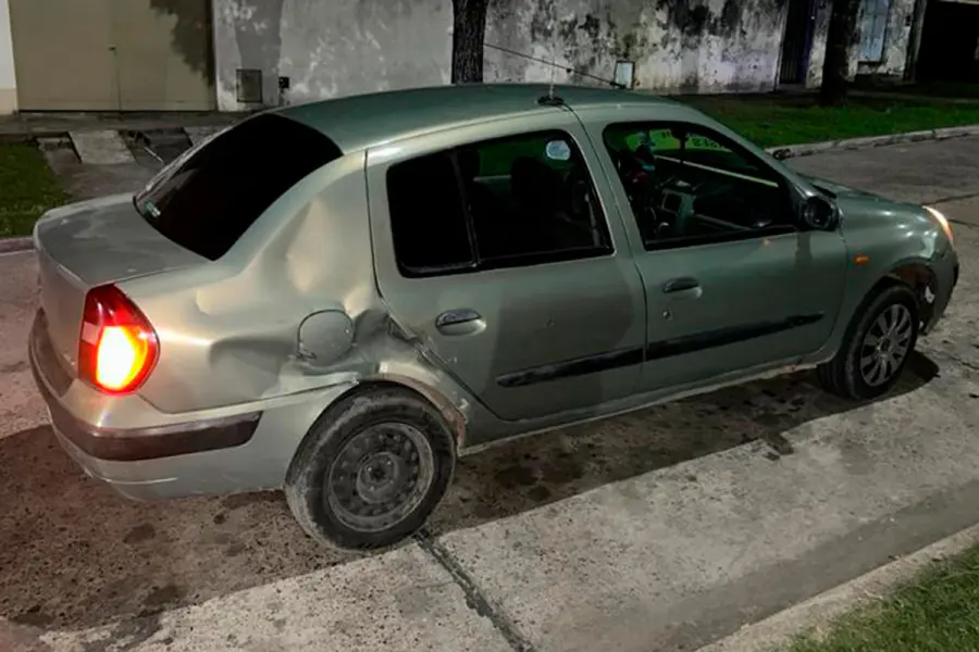 Accidente en Diamante (foto Polic&iacute;a de Entre R&iacute;os)