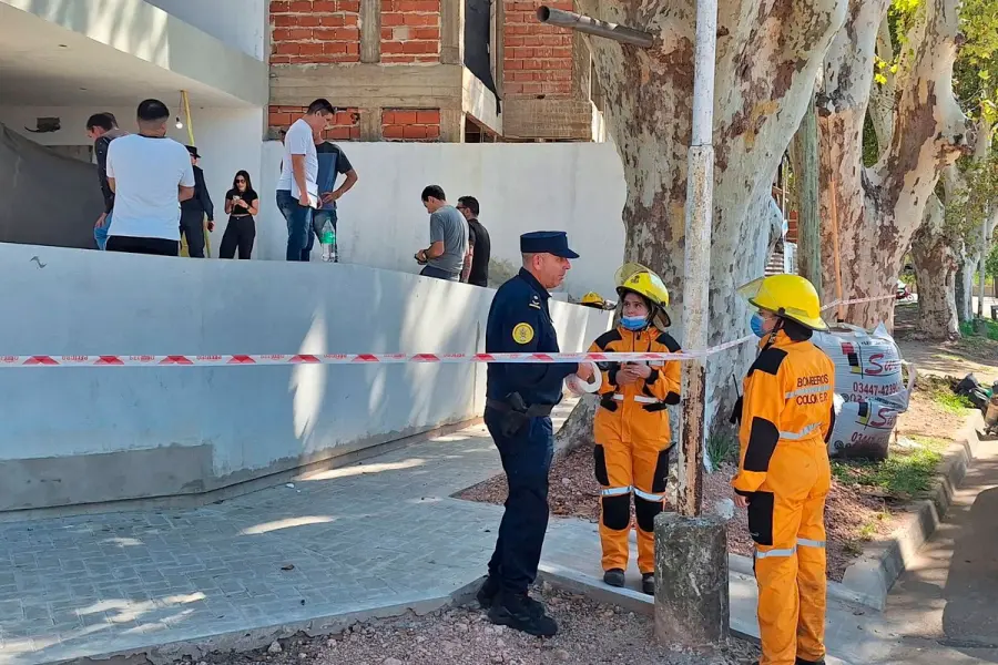 Lugar del hecho. Foto: Canal 5 de Col&oacute;n.
