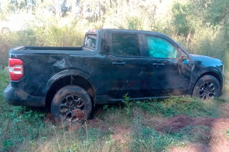 Camioneta en Concordia.