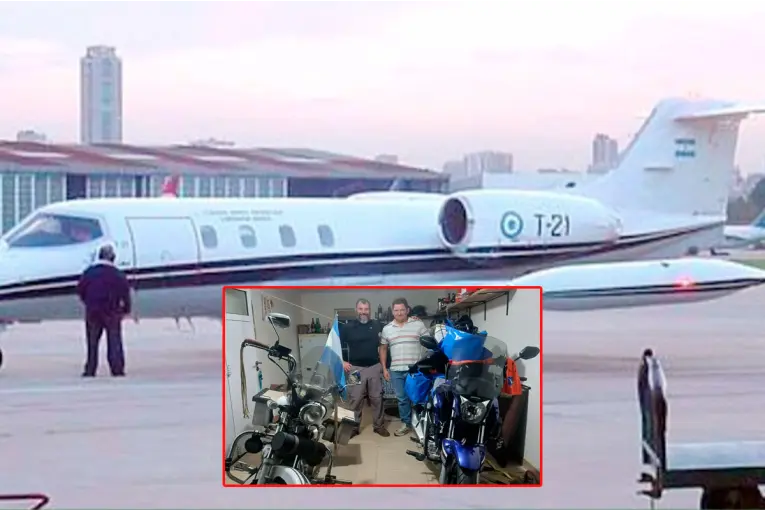 Realizan una travesía en moto para honrar a los seis fallecidos de la tragedia del avión Tango 21 en Bolivia