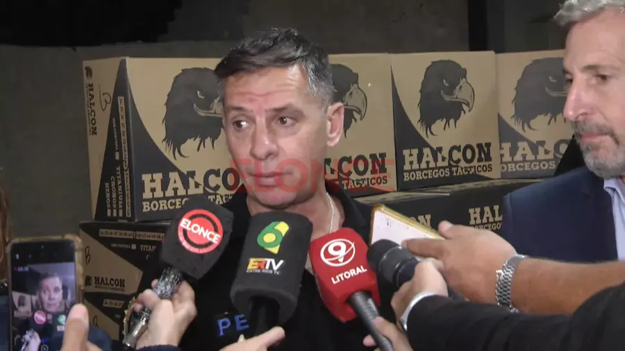 Claudio Gonz&aacute;lez, jefe de la Polic&iacute;a de Entre R&iacute;os. Foto: Elonce.