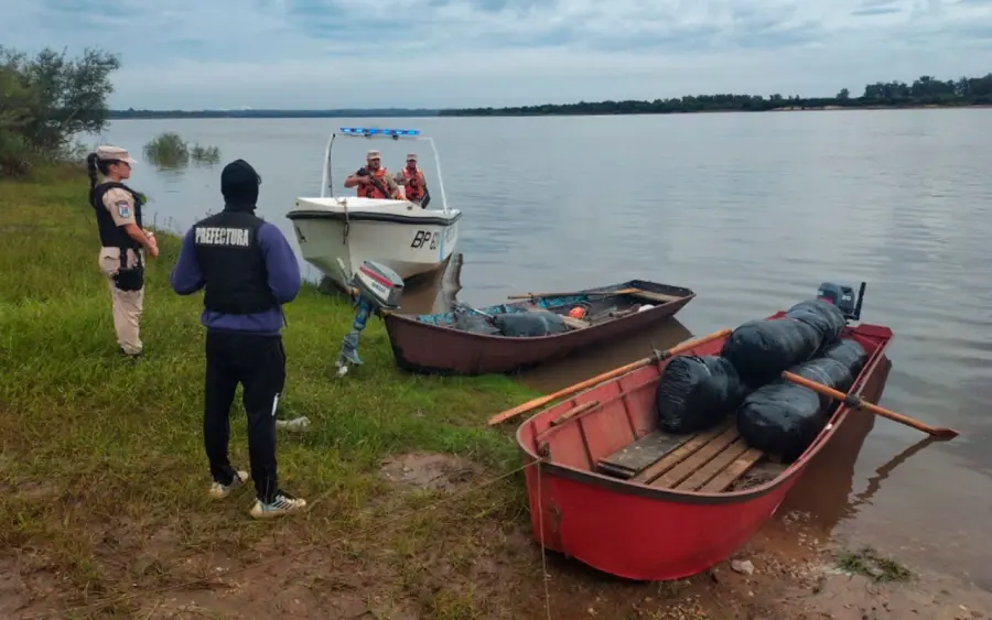 Operativo de Prefectura en Concordia.