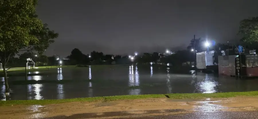 Lluvias en el norte de Santa Fe (foto Reconquista Hoy)