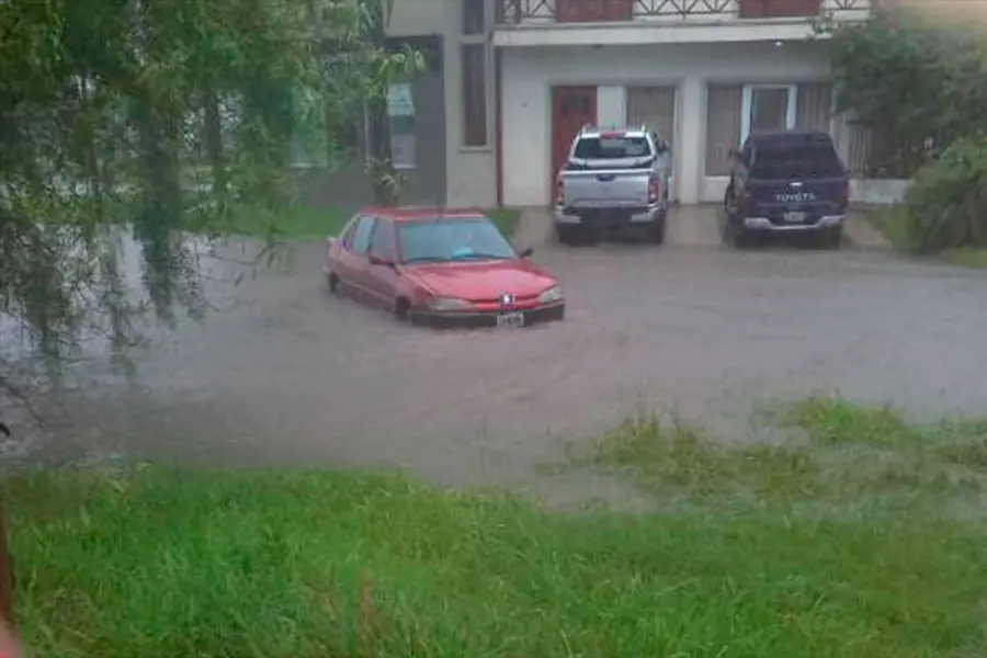 La lluvia en Mar&iacute;a Grande.