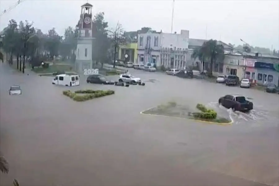 Lluvias en Mar&iacute;a Grande (foto archivo)