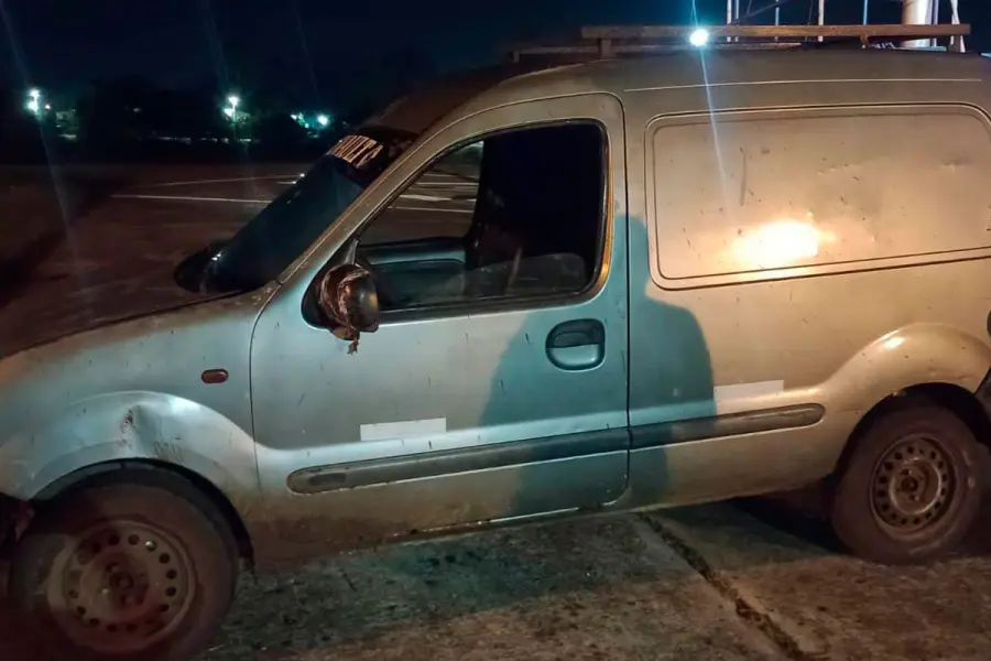 Camioneta donde estaba la mercader&iacute;a.