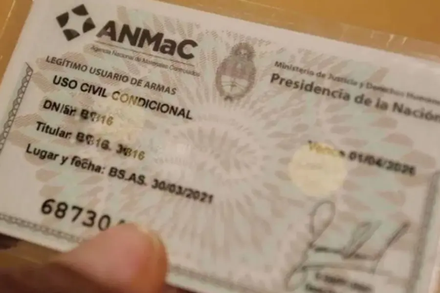 Carnet de leg&iacute;timo usuario.