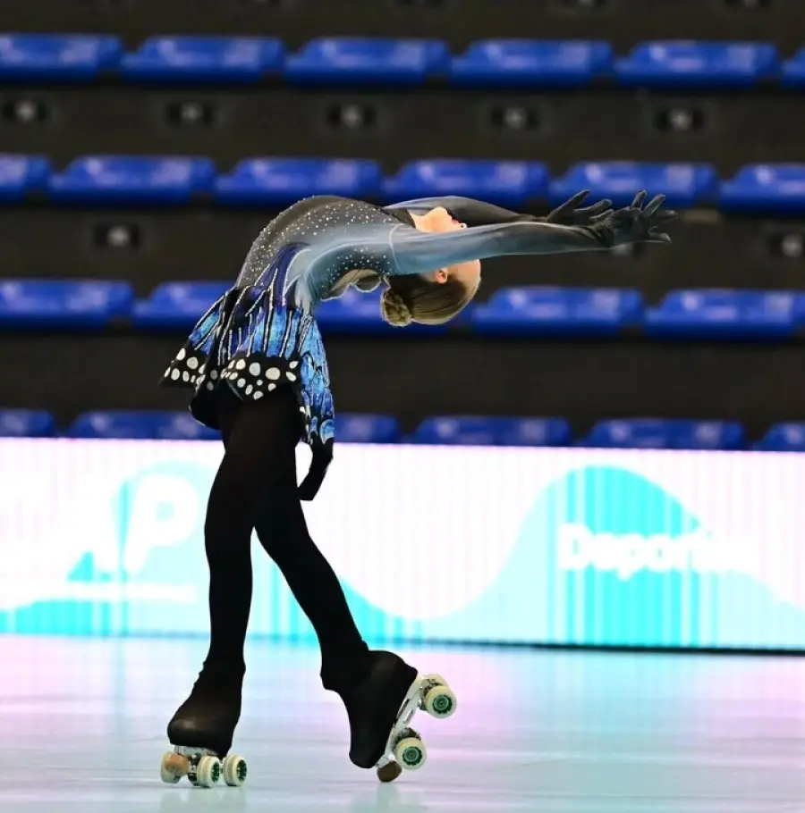 Mar&iacute;a P&iacute;a Camuglia Yost en la Artistic World Cup 2026. (FOTO: Instagram)