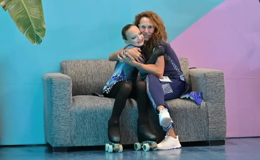 Mar&iacute;a P&iacute;a Camuglia Yost en la Artistic World Cup 2026. (FOTO: Instagram)