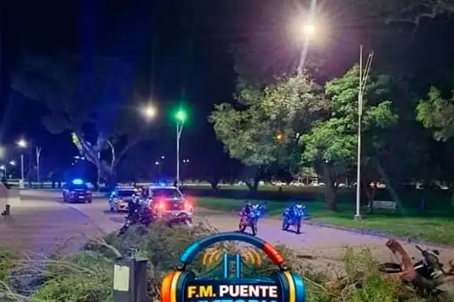 Accidente Victoria. Foto: FM Puente.