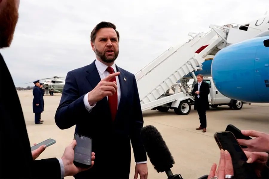 El vicepresidente deEE.UU. JD Vance.