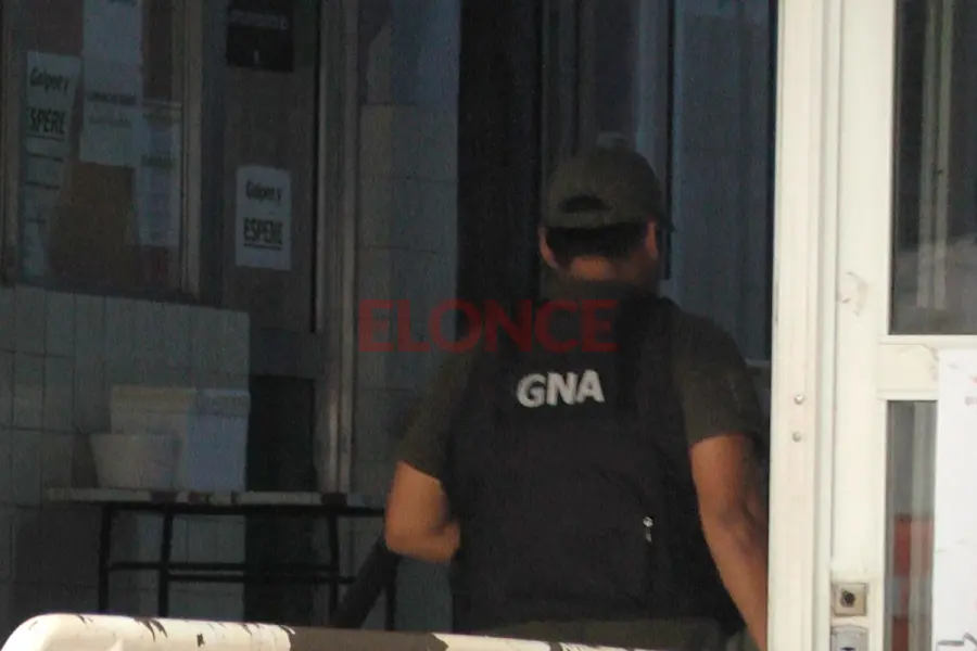 El allanamiento en el hospital materno infantil.