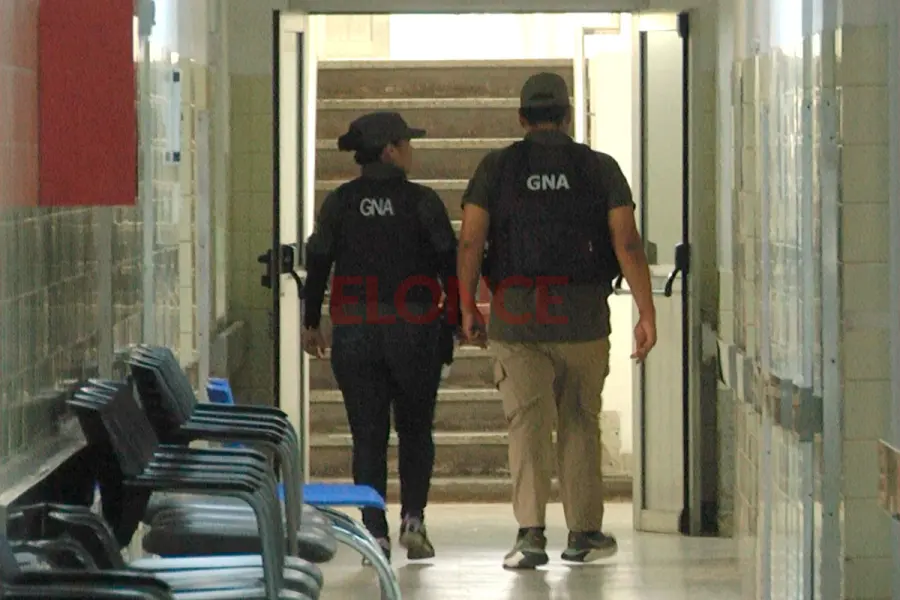 El allanamiento en el hospital materno infantil.