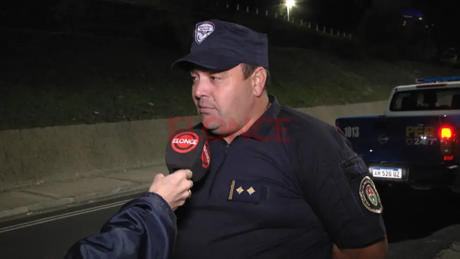 El jefe de la secci&oacute;n Motorizada. Foto: Elonce.