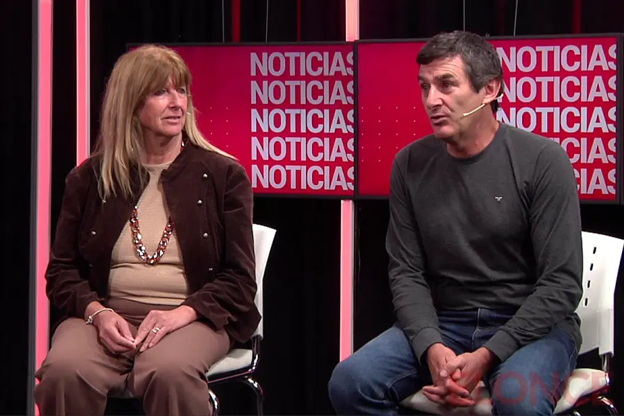 Claudia Vallori y C&eacute;sar Baudino (foto Elonce)