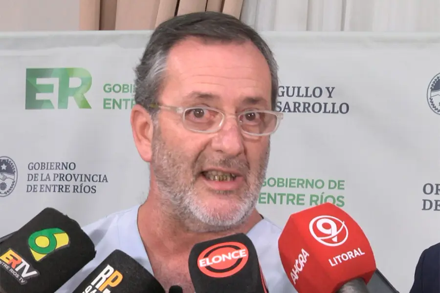 El director del Hospital Materno Infantil San Roque, m&eacute;dico pediatra Alejandro Cal&oacute;gero.