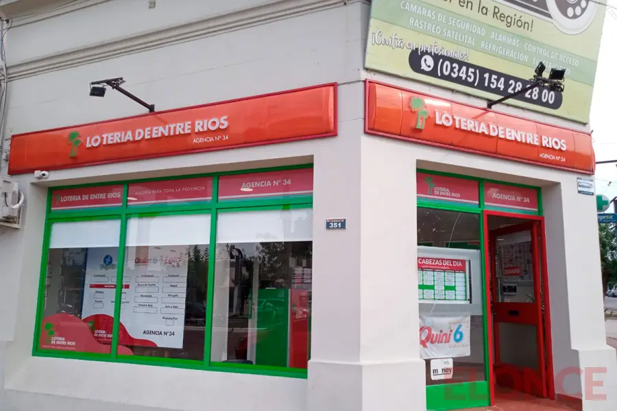 Agencia de t&oacute;mbola N&deg;34 de Concordia (foto Elonce)