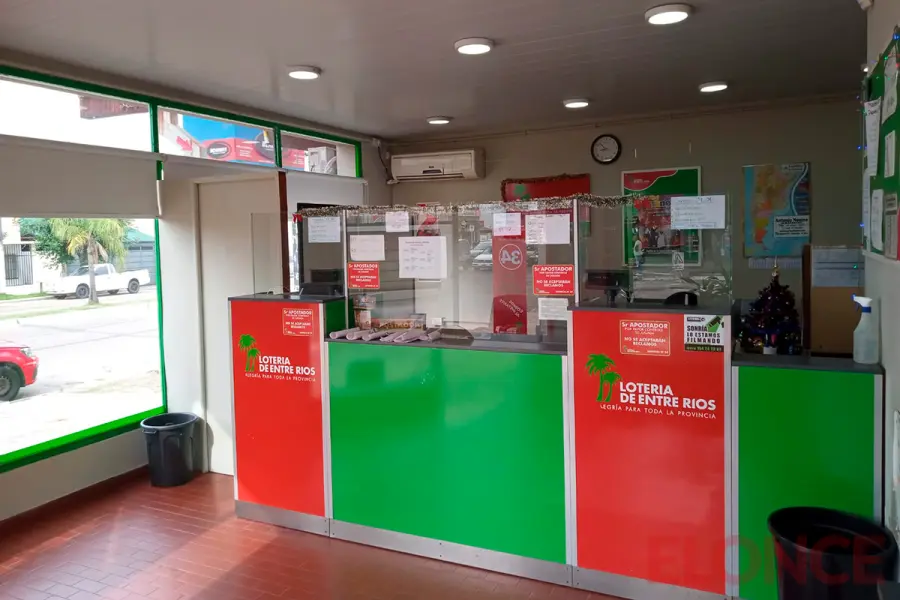 Agencia de t&oacute;mbola N&deg;34 de Concordia (foto Elonce)