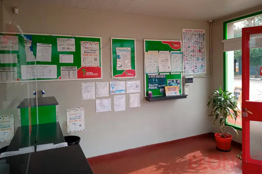 Agencia de t&oacute;mbola N&deg;34 de Concordia (foto Elonce)