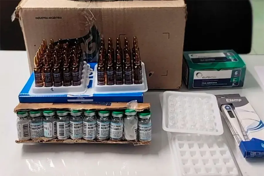 Lo hallado en la encomienda. (GNA)