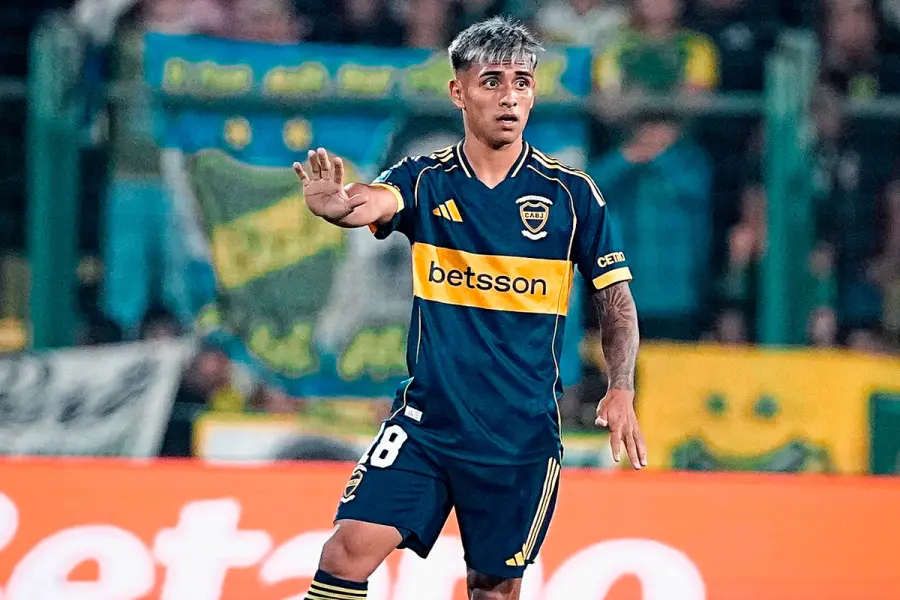 Milton Delgado entr&oacute; en el once titular de urgencia. Foto: X oficial de Boca.