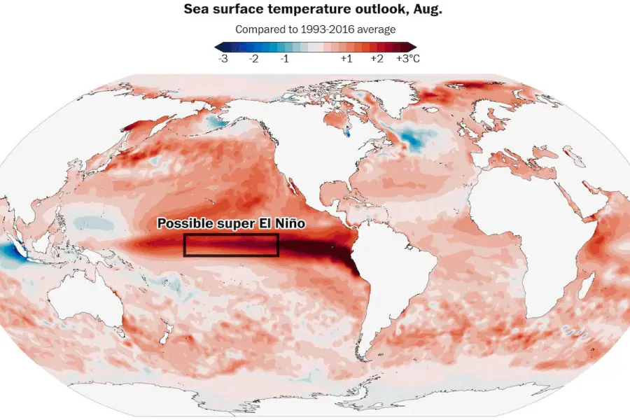 Se prev&eacute; un fen&oacute;meno de El Ni&ntilde;o. (ECMWF).