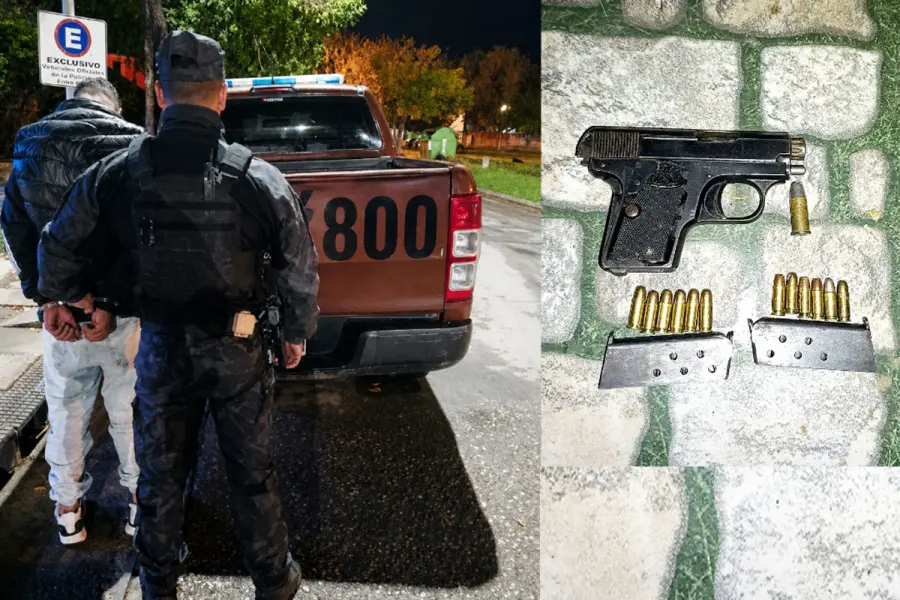 Detenido en Paran&aacute; (foto Polic&iacute;a de Entre R&iacute;os)