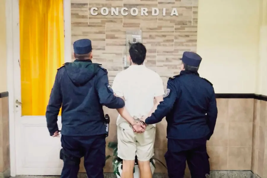 Detenido en Concordia.