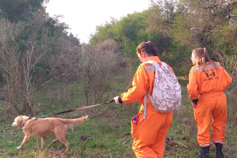 &ldquo;Brigada K9 de B&uacute;squeda y Rescate&rdquo; (foto archivo Bomberos Voluntarios de General Ram&iacute;rez)
