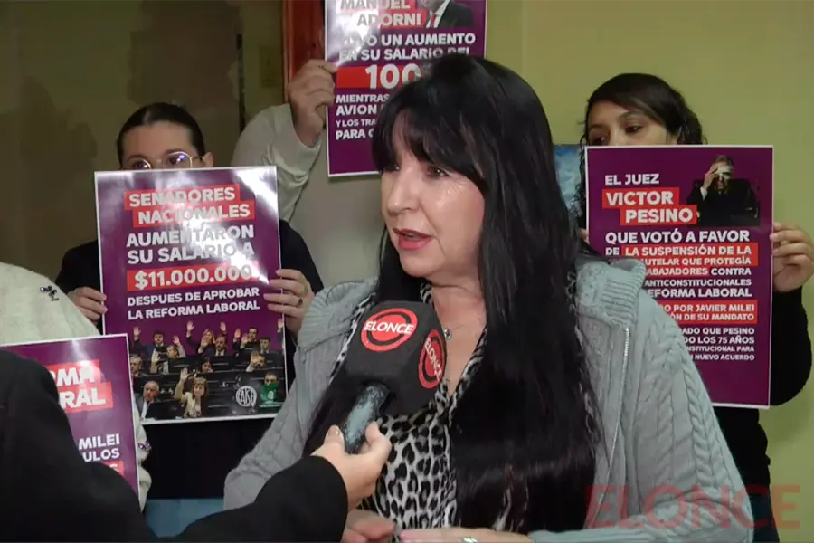 Mariela Ponce, secretaria general de ATSA (foto Elonce)