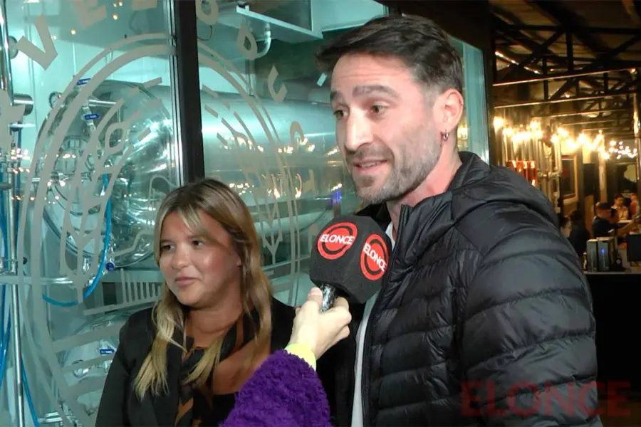 Anah&iacute; Fortuna y Guillermo M&uuml;ller de Cerveza Santa Fe