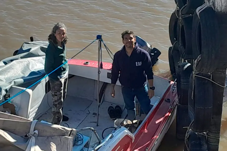 Ignacio Fern&aacute;ndez junto a su pareja. Foto: 7 P&aacute;ginas.