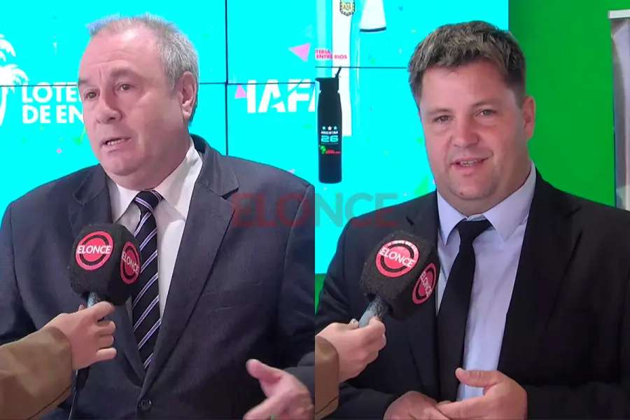 Eduardo Drovin y Hern&aacute;n Schoenfeld (foto Elonce)