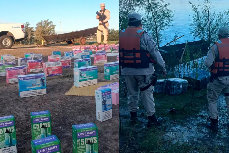 Operativo de Prefectura en Concordia.