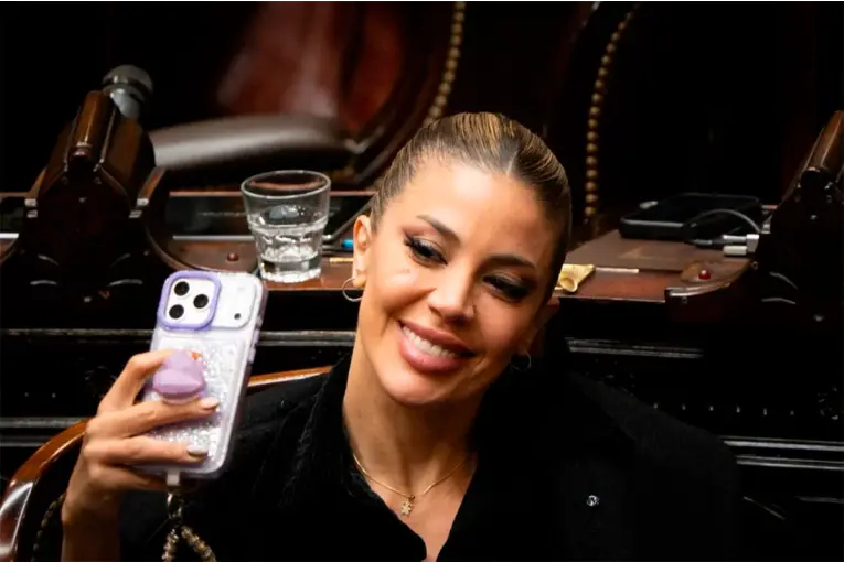 Virginia Gallardo cuestionó fotos que le sacaron en la sesión del Congreso: ¿Por qué no le sacás una foto a esta?