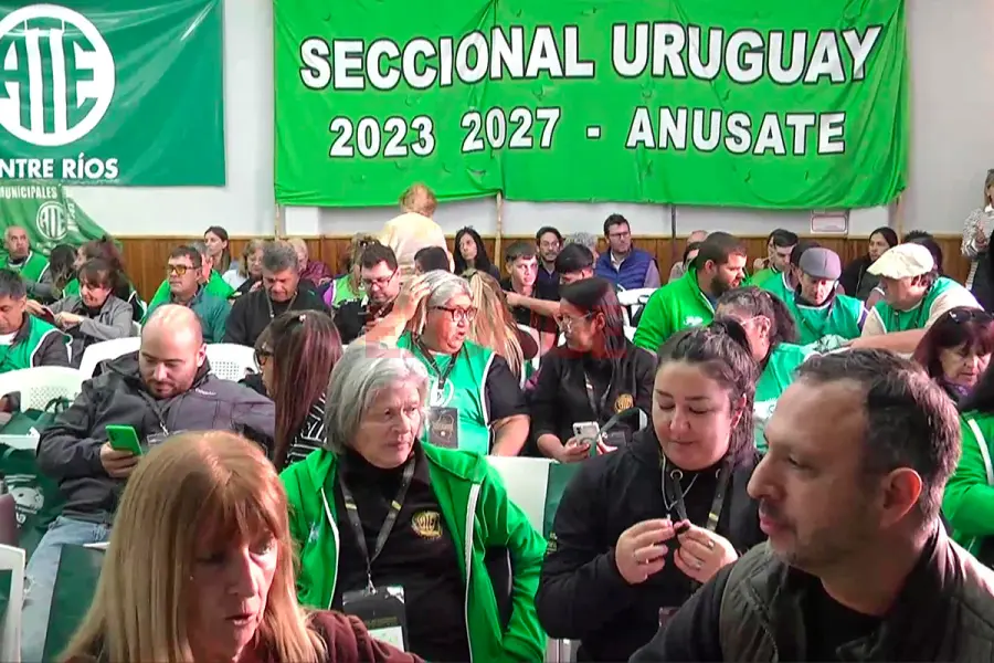 Congreso Provincial de ATE Entre R&iacute;os (foto Elonce)