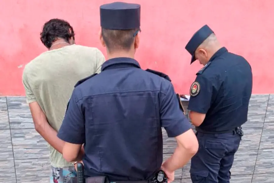 El &uacute;nico detenido en la causa. Foto: Concordia Policiales.