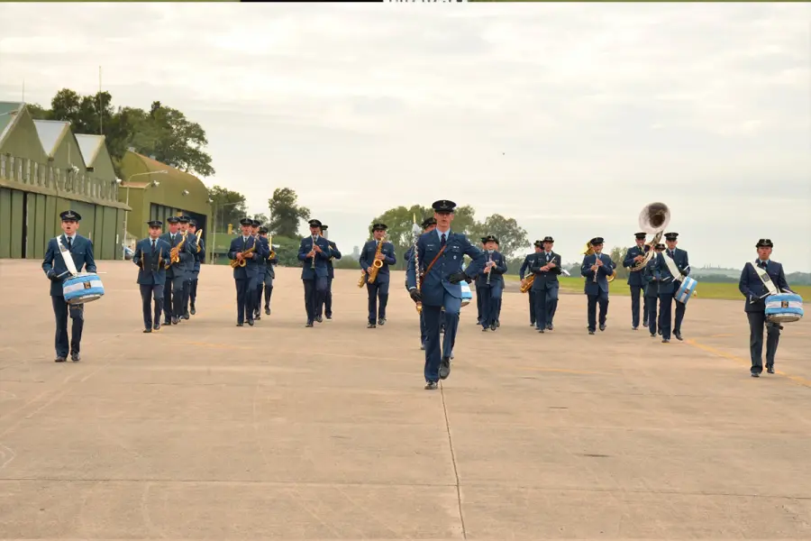 Acto en la Fuerza &Aacute;erea.