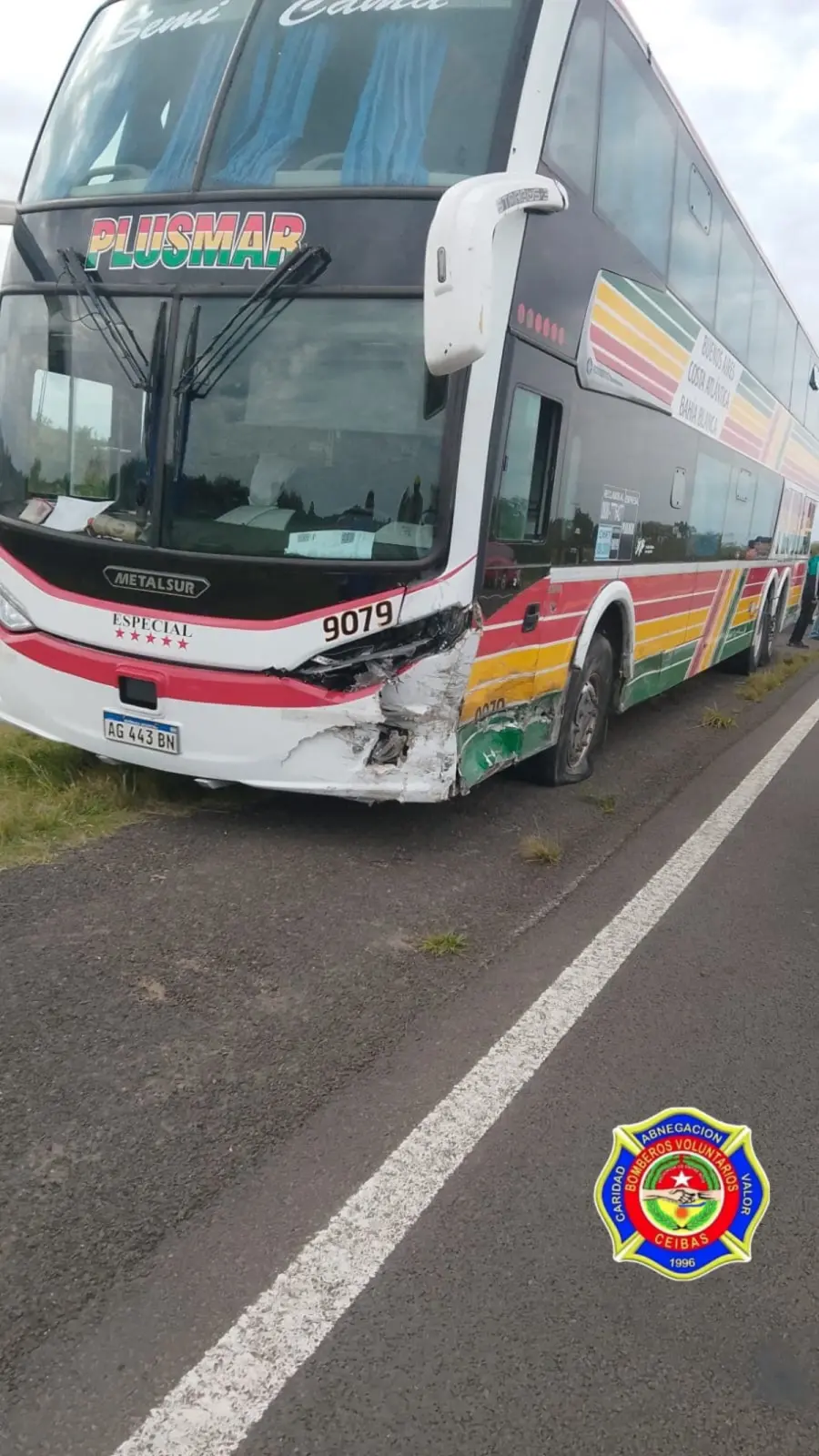 Foto: Bomberos Voluntarios de Ceibas