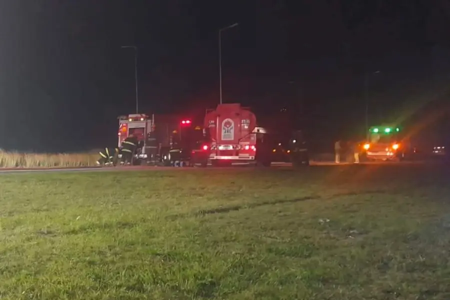 Accidente en autopista Córdoba-Rosario.