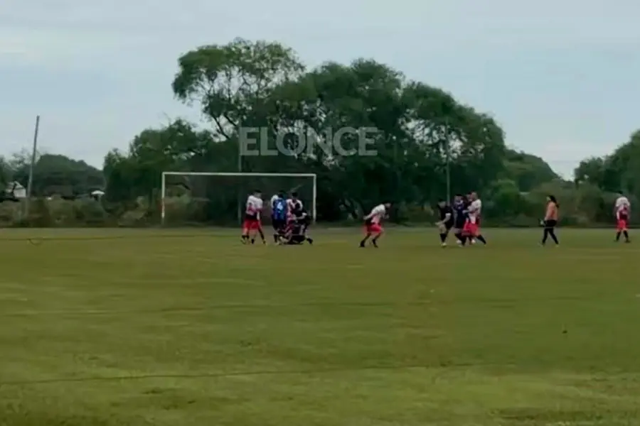 Incidentes f&uacute;tbol amateur.